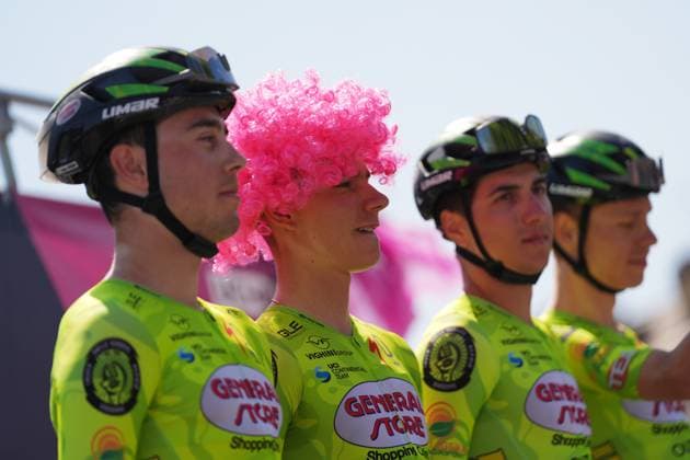 during the stage 8 of the Giro Next Gen 2025, from Pinerolo (To) to Pinerolo (To), 147 km, Italy - Sunday, June 22, 2025. - cycling.  Copyright: xGianxMattiaxD Alberto LaPressex