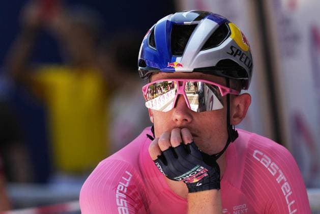 Tuckwell Luke of Red Bull - Bora - Hansgrohe Rookies pink jersey during the stage 8 of the Giro Next Gen 2025, from Pinerolo (To) to Pinerolo (To), 147 km, Italy - Sunday, June 22, 2025. - cycling.  Copyright: xGianxMattiaxD Alberto LaPressex