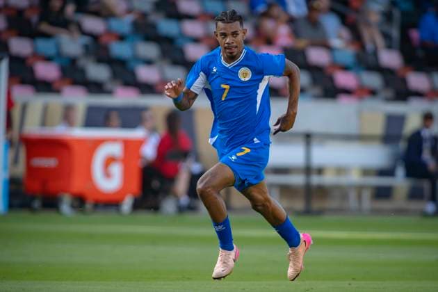 June 21, 2025, Houston, Texas, USA: Curacao midfielder JUNINHO BACUNA (7) during the 2025 CONCACAF Gold Cup, Curacao and Canada at Shell Energy Stadium in Houston, Texas, on Saturday, June 21, 2025. Houston USA - ZUMAp213 20250621_znp_p213_011 Copyright: xLynnxPenningtonx