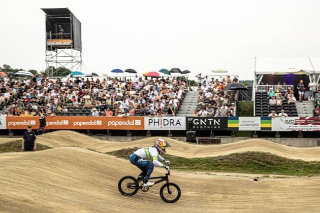 ARNHEM - Participants Elite women during the 12th edition of the BMX World Cup on June 22, 2025 in Arnhem. ANP BART STOUTJESDIJK xVIxANPxSportx xxANPxIVx 530300599 originalFilename: 530300599.jpg