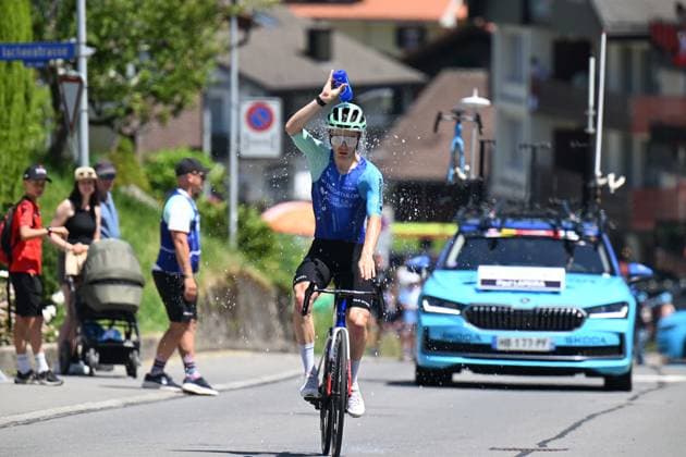 22-06-2025 Tour De Suisse; Tappa 08 Beckenried - Stockhutte; 2025, Decathlon - Ag2r La Mondiale; Lapeira, Paul; Emmetten; 
