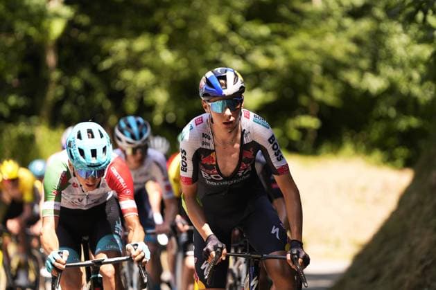 Finn Lorenzo Mark of Red Bull - Bora - Hansgrohe Rookies during the stage 8 of the Giro Next Gen 2025, from Pinerolo (To) to Pinerolo (To), 147 km, Italy - Sunday, June 22, 2025. - cycling.  Copyright: xFabioxFerrari LaPressex