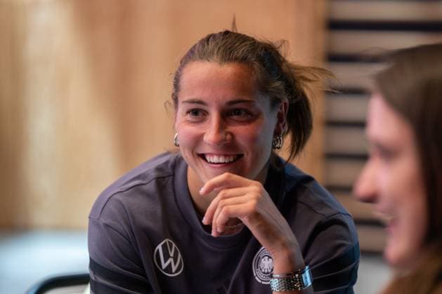 Media Day, DFB Womens National Team, 22 06 2025 Carlotta Wamser Germany, 5 Media Day, DFB Womens National Team, Adidas World of Sports, Herzogenaurach, 22 06 2025 Copyright: xBEAUTIFULxSPORTS Boscox