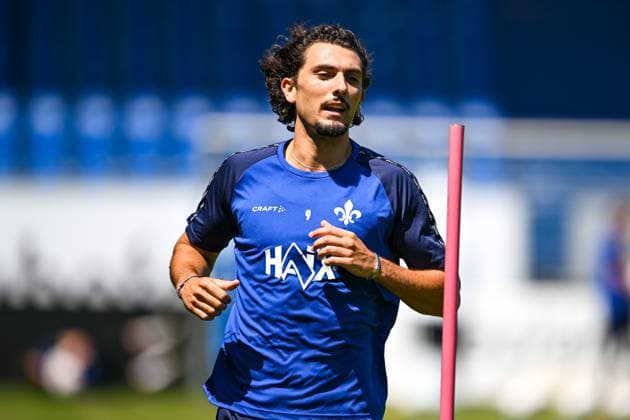 Fraser Hornby SV Darmstadt 98, 09 at training, GER, training kick-off, SV Darmstadt 98 football, 2 Bundesliga, 2025 2026 season, 22 06 2025 GER, training kick-off, SV Darmstadt 98 football, 2 Bundesliga, 2025 2026 season, 22 06 2025 Darmstadt Copyright: xEibner-Pressefoto FlorianxWiegandx EP_FWD