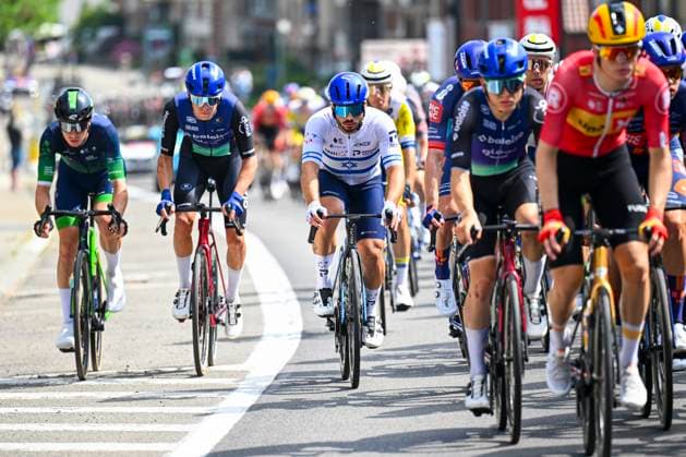 Baloise Belgium Tour 2025 Stage 5 BRUSSEL, BELGIUM - JUNE 22 : Kogut Oded (ISR) of Israel - Premier Tech in action during stage 5 of the 94th edition of Baloise Tour of Belgium an UCI ProSeries 2.Pro cycling road race stage for Men Elite of 183.2 km with start in Brussel and finish in Brussel on June 22, 2025 in Brussel, Belgium, 22 06 2025 ( Motordriver Guy De Vuyst - Brussel Belgium  Copyright: xTomasxSiskx