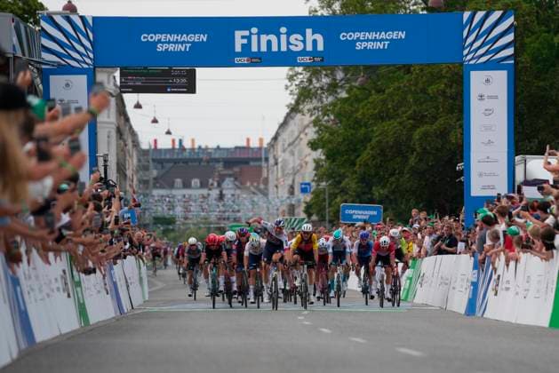 Cycling World Tour Race Copenhagen Sprint Jordi Meeus of Belgium crosses the finish line to win The men s World Tour race Copenhagen Sprint from Roskilde to Copenhagen, Denmark, Sunday June 22, 2025 Photo Ida Marie Odgaard Scanpix 2025 , Roskilde Copenhagen Denmark  Copyright: IdaxMariexOdgaardx spdk20250622-161801-L