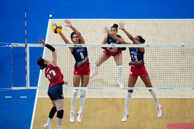 Volleyball, Women, Nations League, South Korea - Dominican Republic