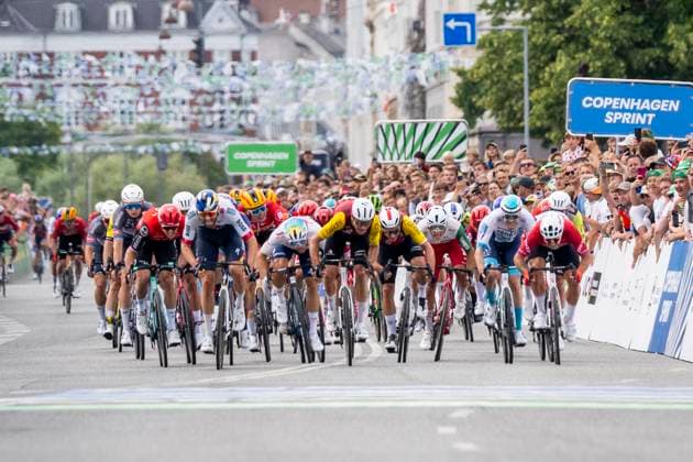 Cycling World Tour Race Copenhagen Sprint Jordi Meeus Red Bull Bora Hansgrohe wins the men s World Tour race Copenhagen Sprint followed by Alexis Renard Cofidis and Emilien Jeanniere Totalenergies at the finish line in Copenhagen on Sunday, June 22, 2025 Photo Ida Marie Odgaard Ritzau Scanpix , Stroe Lille Denmark  Copyright: RitzauxScanpix IdaxMariexOdgaardx spdk20250622-165405-L