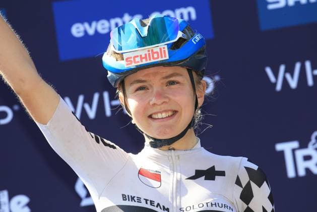 UCI MTB World Cup - XCO Pierre Teyssot MAXPPP ; UCI MTB World Cup - XCO. Commezzadura, Italy on June 22, 2025. Cross-Country Olympic Race, Women Under 23, Fiona Schibler (SUI) Pierre Teyssot Maxppp Commezzadura Trentino Italy  Copyright: xMAXPPPxPierrexTeyssotx PT1_4611 PT1_4611