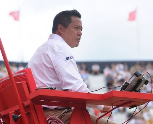 Tennis - 2025 ATP, Tennis Herren Men s HSBC Men™s Championships - Singles Final - Carlos Alcaraz (Sp) vs Jiri Lehecka (Czech) - Queen™s Club - Sunday 22nd June 2025 Umpire. 