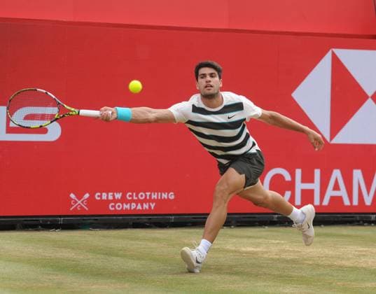 Tennis - 2025 ATP, Tennis Herren Men s HSBC Men™s Championships - Singles Final - Carlos Alcaraz (Sp) vs Jiri Lehecka (Czech) - Queen™s Club - Sunday 22nd June 2025 Carlos Alcaraz of Spain 