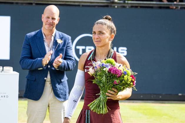 Second in doubles Sara Errani ITA, Berlin Tennis Open by HYLO 2025, Berlin, LTTC Rot Weiß , 22 06 2025, Copyright: xClaudioxGärtnerx