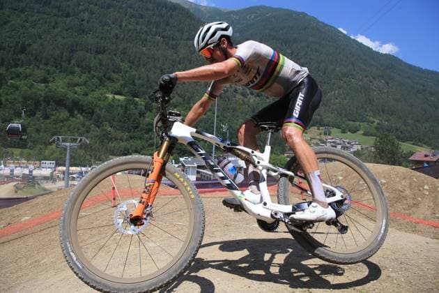22nd June 2025, Val di Sole, Trentino, Italy; UCI Mountain Bike World Cup, Day 3; Alan Hatherly (RSA)  ActionPlus12804479 PierrexTeyssot