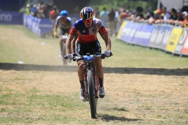 22nd June 2025, Val di Sole, Trentino, Italy; UCI Mountain Bike World Cup, Day 3; Martin VIDAURRE KOSSMANN (CHI)  ActionPlus12804485 PierrexTeyssot