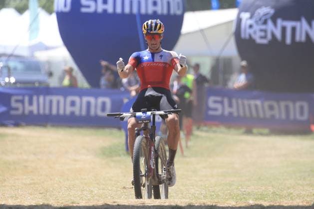 22nd June 2025, Val di Sole, Trentino, Italy; UCI Mountain Bike World Cup, Day 3; Martin VIDAURRE KOSSMANN (CHI)  ActionPlus12804486 PierrexTeyssot