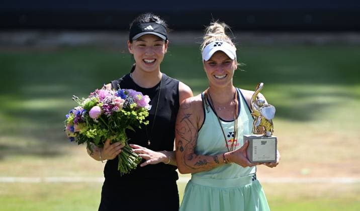2025 Berlin Tennis OPEN by HYLO Marketa Vondrousova CZE , Winner Runner Up Xinyu Wang CHN