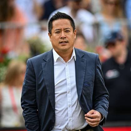 22nd June 2025; HSBC Championships, Queens Club, West Kensington, London, England: HSBC Mens Championships Queens Club, Day 7; The umpire for the final James Keothavong  ActionPlus12804504 GodfreyxPitt