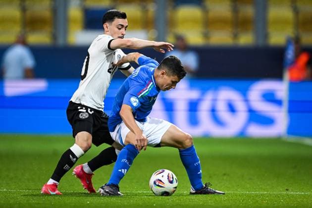 Football, U21 European Championship, Quarter-final, Germany - Italy