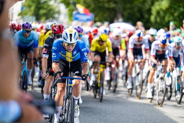 Copenhagen Sprint 2025, UCI World Tour cycling Copenhagen, Denmark. 22nd, June 2025. Jacob Eriksson (Tudor Pro Cycling Team) seen during the UCI World Tour race Copenhagen Sprint 2025. Denmark, Copenhagen  Copyright: xGonzalesxPhoto TobiasxJorgensenx