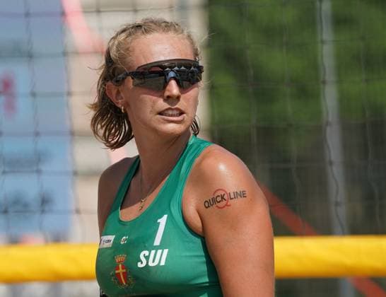 Volleyball World Beach Tour Futures Messina Menia and Annique (SUI) play against Maixnerova and Kylie (CZE) in the final for first place in the women s tournament in Messina, Italy, on June 22, 2025. Messina Italy  Copyright: xGabrielexMaricchiolox originalFilename:maricchiolo-volleyba250622_np9aS.jpg