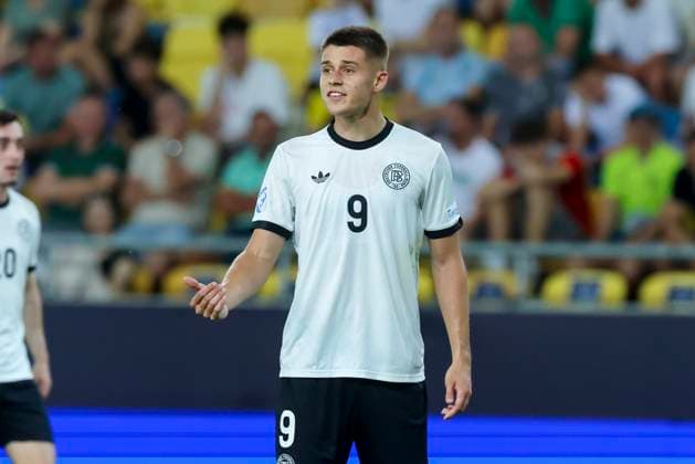 Nicolo Tresoldi Germany gestures, UEFA European Under 21 Championship 2025 Quarter Final, Germany v Italy, MOL ArÃ na on June 22, 2025 in Dunajska Streda, Slovakia Photo by Marco Steinbrenner DeFodi Images Nicolo Tresoldi Germany gestures, UEFA European Under 21 Championship 2025 Quarter Final, Germany v Italy, MOL ArÃ na, June 22, 2025 in Dunajska Streda, Slovakia Photo by Marco Steinbrenner DeFodi Images