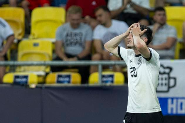 UEFA U21 European Championship, quarterfinal Germany Italy 22 06 2025 Paul Nebel Germany, 20 fights during the UEFA U21 European Championship quarterfinal match Germany Italy, on 22 06 2025, DAC Arena, Dunajska Streda, Slovakia Copyright: xBEAUTIFULxSPORTS Meuselx