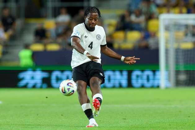 Bright Arrey Mbi Germany controls the ball, UEFA European Under 21 Championship 2025 Quarter Final, Germany v Italy, MOL Arà na on June 22, 2025 in Dunajska Streda, Slovakia Photo by Marco Steinbrenner DeFodi Images Bright Arrey Mbi Germany controls the ball, UEFA European Under 21 Championship 2025 Quarter Final, Germany v Italy, MOL Arà na, June 22, 2025 in Dunajska Streda, Slovakia Photo by Marco Steinbrenner DeFodi Images