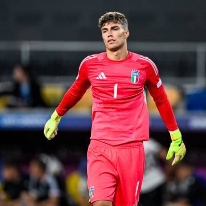 DUNAJSKA STREDA - Cesare Casadei of Italy U21, U 21 balks at the 3-2 in the DAC Arena during the under-21 European Championship, EM, Europameisterschaft quarterfinal duel between Germany and Italy. ANP Hollandse Hoogte SOC 2025 xVIxANPxSportx xGerritxvanxKeulenxIVx 530325571 originalFilename: 530325571.jpg