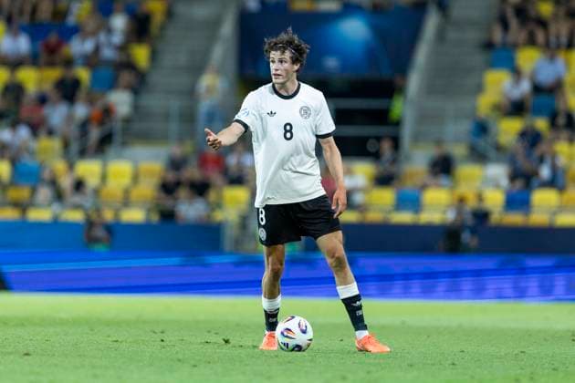 UEFA U21 European Championship, quarterfinal Germany Italy 22 06 2025 Merlin Röhl Germany, 8 at the UEFA U21 European Championship in the quarterfinal match Germany Italy, on 22 06 2025, DAC Arena, Dunajska Streda, Slovakia Copyright: xBEAUTIFULxSPORTS Meuselx