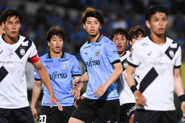 Kota Takai (Frontale), JUNE 21, 2025 - Football Soccer : 2025 J1 League match between Kawasaki Frontale - Vissel Kobe at Uvance Todoroki Stadium by Fujitsu, Kanagawa, Japan. Noxthirdxpartyxsales  (295583615)
