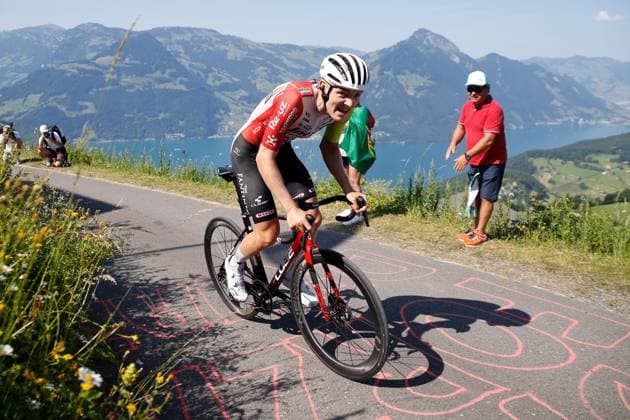 TDS 8 stage Georg Zimmermann GER Team Intermarche Wanty 22 06 2025 Emmetten, SWITZERLAND, Men Tour de Suisse 8 stage Beckenried Stockhuette Georg Zimmermann GER Team Intermarche Wanty