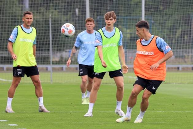 DEU, DFL, 2 FBL Hertha BSC, Training, 23 06 2025, Sportforum, Berlin, DEU, DFL, 2 FBL Hertha BSC, Training, im Bild Paul Seguin Hertha BSC Berlin 55 DFL regulations prohibit any use of Photographs as image sequences and or quasi video nordphotoxGmbHx xEngler nph00076