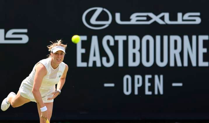 Tennis, WTA tournament in Eastbourne