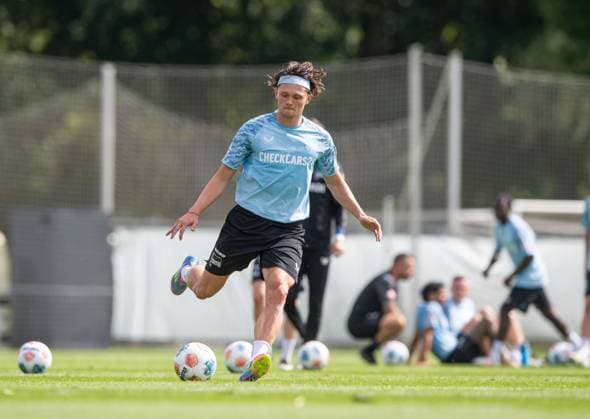 Soccer, Men, Season 2025 26, 2 Bundesliga, Hertha BSC, Training kick-off, Fabian Reese Hertha BSC , 23 06 2025, Copyright: xSebastianxRäppold MatthiasxKochx
