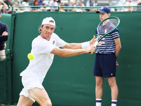 TENNIS - Wimbledon 2025 LONDON,ENGLAND,23.JUN.25 - TENNIS - ATP, Tennis Herren World Tour, Wimbledon, Grand Slam, qualification. Image shows Lukas Neumayer (AUT).  GEPAxpictures xAlanxGrieves