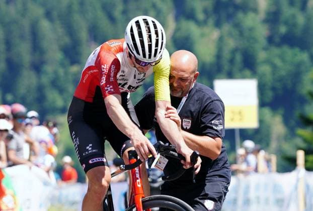 22 06 2025 Tour de Suisse 2025 Individual time trial Beckenried Stockhuette Picture Jonas Rutsch SUI Team Intermarche Wanty Action Single picture