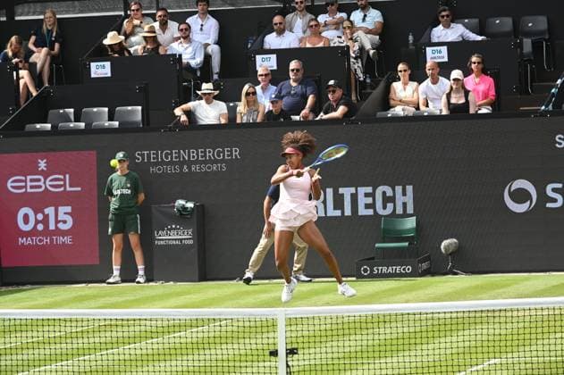 23 06 2025 Bad Homburg OPEN 2025 Womens Tennis Tournament WTA Match Naomi Osaka JPN vs Olga Danilovic SER