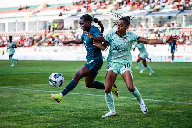 Football, Women, International match, Portugal - Nigeria