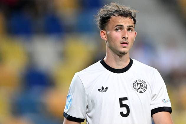 DUNAJSKA STREDA - Max Rosenfelder of Germany U21, U 21 at the DAC Arena during the quarterfinal European Championship, EM, Europameisterschaft under-21 game between Germany and Italy. ANP Hollandse Hoogte SOC 2025 xVIxANPxSportx xGerritxvanxKeulenxIVx 530385694 originalFilename: 530385694.jpg