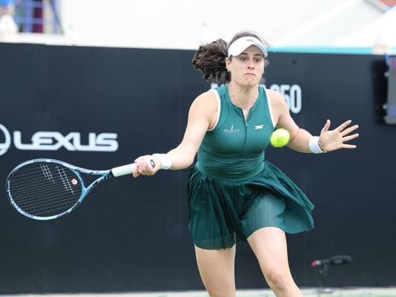 TENNIS - WTA, Tennis Damen Eastbourne Open EASTBOURNE,ENGLAND,24.JUN.25 - TENNIS - WTA Tour, Eastbourne Open. Image shows Kimberly Birrell (AUS).  GEPAxpictures xAlanxGrieves
