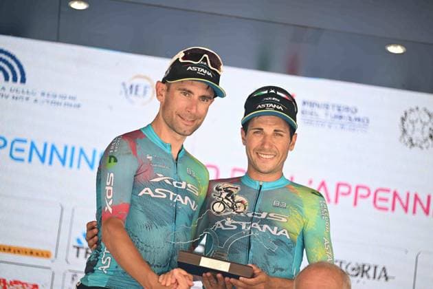 24-06-2025 Giro Dell Appennino; 2025, Xds - Astana; Ulissi, Diego; Velasco, Simone; Genova; 