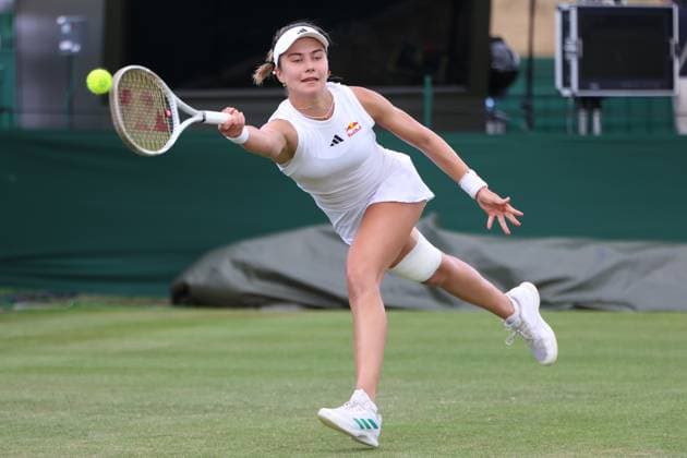 June 24, 2025, Celestynow, Celestynow, Poland: TENIS WIMBLEDON 2025 LONDYN 240625.N Z LINDA KLIMOVICOVA W PIERWSZEJ RUNDZIE KWALIFIKACJI ..MARCIN CHOLEWINSKI NEWSPIX.PL..TENNIS WIMBLEDON 2025 LONDON 24062025.LINDA KLIMOVICOVA IN THE FIRST ROUND OF QUALIFICATION Celestynow Poland - ZUMAc278 20250624_zsp_c278_003 Copyright: xMarcinxCholewinskix