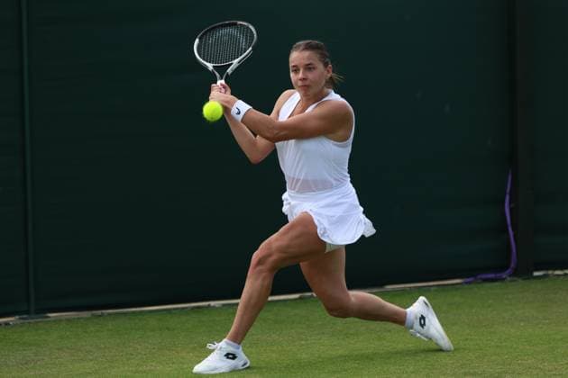 TENIS WIMBLEDON 2025 LONDYN 240625 N Z MAJA CHWALINSKA W PIERWSZEJ RUNDZIE KWALIFIKACJI MARCIN CHOLEWINSKI NEWSPIX.PL TENNIS WIMBLEDON 2025 LONDON 24062025 MAJA CHWALINSKA IN THE FIRST ROUND OF QUALIFICATION --- newspix.pl POLAND OUT! 