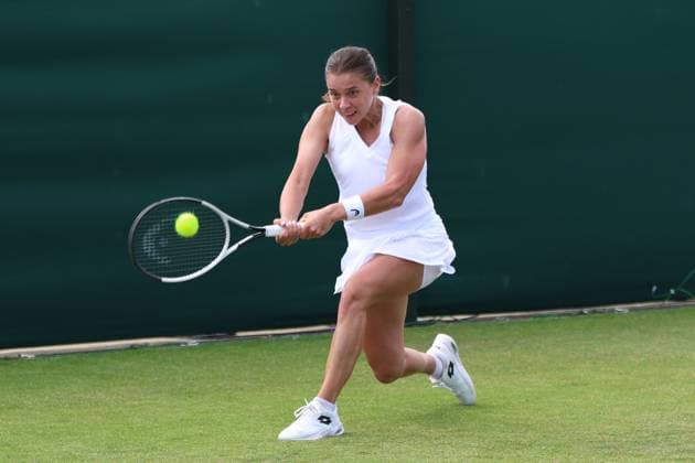 TENIS WIMBLEDON 2025 LONDYN 240625 N Z MAJA CHWALINSKA W PIERWSZEJ RUNDZIE KWALIFIKACJI MARCIN CHOLEWINSKI NEWSPIX.PL TENNIS WIMBLEDON 2025 LONDON 24062025 MAJA CHWALINSKA IN THE FIRST ROUND OF QUALIFICATION --- newspix.pl POLAND OUT! 