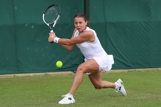 TENIS WIMBLEDON 2025 LONDYN 240625 N Z MAJA CHWALINSKA W PIERWSZEJ RUNDZIE KWALIFIKACJI MARCIN CHOLEWINSKI NEWSPIX.PL TENNIS WIMBLEDON 2025 LONDON 24062025 MAJA CHWALINSKA IN THE FIRST ROUND OF QUALIFICATION --- newspix.pl POLAND OUT! 
