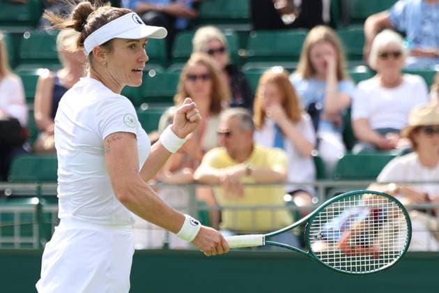 TENIS WIMBLEDON 2025 LONDYN 240625 N Z KATARZYNA KAWA W PIERWSZEJ RUNDZIE KWALIFIKACJI MARCIN CHOLEWINSKI NEWSPIX.PL TENNIS WIMBLEDON 2025 LONDON 24062025 KATARZYNA KAWA IN THE FIRST ROUND OF QUALIFICATION --- newspix.pl POLAND OUT! 