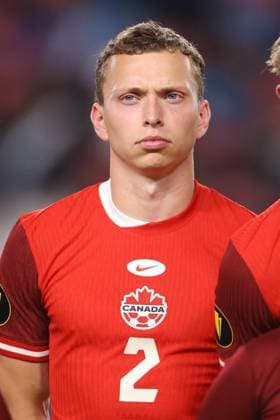 CANADA VS EL SALVADOR - COPA ORO - 24 JUNIO 2025 HOUSTON,TEXAS. JUNE 24th: Alistair Johnston 2 of Canada during the match between Canada and El Salvador in the Concacaf Gold Cup 2025, held at the Shell Energy Stadium, in Houston ,Texas (PHOTO BY FABIAN MEZA STRAFFON IMAGES IMAGO MANDATORY CREDIT EDITORIAL USE Copyright: xFABIANxMEZAx