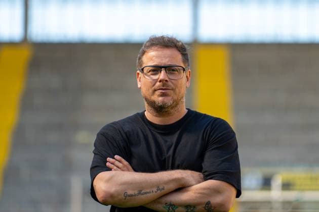 Benedetto Muzzicato Alemannia Aachen, Head Coach at Aachen Tivoli Coach introduction of Benedetto Muzzicato at TSV Alemannia Aachen, Football, 3 Liga, Season 2025 2026, 25 06 2025 Coach introduction of Benedetto Muzzicato at TSV Alemannia Aachen, Football, 3 Liga, Season 2025 2026, 25 06 2025 Aachen Copyright: xEibner-Pressefoto JustinxDerondex EP_JDU