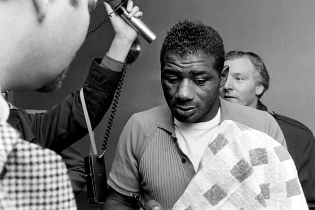 680914 Boxning, VM, Floyd Patterson - Jimmy Ellis: Folyd Patterson efter matchen. *** 680914 Boxing, World Championships, Floyd Patterson Jimmy Ellis Folyd Patterson after the match  Copyright: BILDBYRAN BB680914BB017