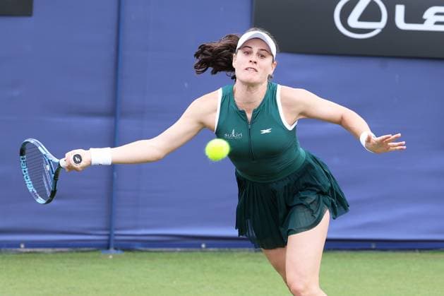 TENNIS - Eastbourne Open EASTBOURNE,ENGLAND,25.JUN.25 - TENNIS - WTA, Tennis Damen Tour, Eastbourne Open. Image shows Kimberly Birrell (AUS).  GEPAxpictures xAlanxGrieves